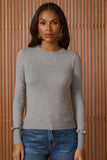AGILITÀ - Blusa Isis Tricot Lune Cinza