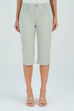 SCALON - Calça Sarja Color Corsário Cidreira Verde