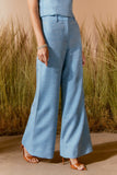 AGILITÀ - Calça Pantalona Íris Azul