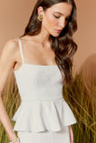 AGILITÀ - Vestido Midi Prism Basque OFF White