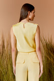 AGILITÀ - Blusa Detalhe Ombro Baunilha