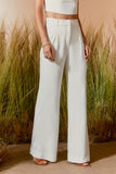 AGILITÀ - Calça Pregas Bolso Faca OFF White