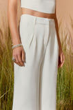 AGILITÀ - Calça Pregas Bolso Faca OFF White
