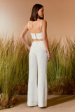 AGILITÀ - Calça Pregas Bolso Faca OFF White