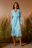 AGILITÀ - Trench Coat Seda Íris