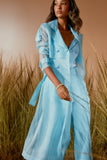 AGILITÀ - Trench Coat Seda Íris