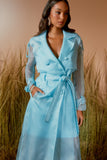 AGILITÀ - Trench Coat Seda Íris