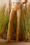 AGILITÀ - Calça Nervura Bolso Dourado