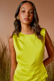 AGILITÀ - Blusa Pala Ombro Pregas Kiwi