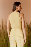 AGILITÀ - Blusa Tricot Decote V Botes Baunilha