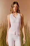 AGILITÀ - Blusa Tricot Decote V Botes Cerejeira