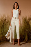 AGILITÀ - Blusa Bolso AG Strass OFF White