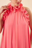 DOLPS - Vestido Longo Olivia Coral