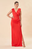 DOLPS - Vestido Longo Jessy Vermelho