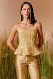 AGILITÀ - Corselet Foil Gold Avelã