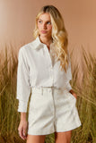 AGILITÀ - Short Jacquard Lily OFF White