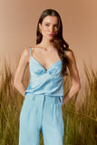 AGILITÀ - Blusa Alçinha Laço Decote Íris