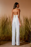 AGILITÀ - Calça Nervura Bolso Geométrico OFF White