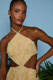 AGILITÀ - Vestido Curto Rosie Losango Dourado