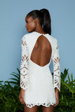 AGILITÀ - Vestido Curto Izabel Laise OFF White