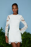 AGILITÀ - Vestido Curto Izabel Laise OFF White