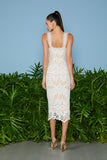 AGILITÀ - Vestido Midi Isabelle Laise OFF White