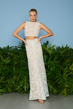 AGILITÀ - Conjunto Nina Longo Tule Bordado OFF White