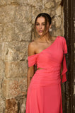 ANA VARGAS - Vestido Longo Bianca Coral