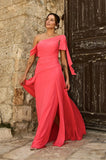 ANA VARGAS - Vestido Longo Bianca Coral