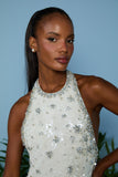 AGILITÀ - Vestido Curto Maria Bordado OFF White