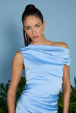 AGILITÀ - Vestido Longo Kate Decote Irregular Frozen
