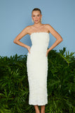 AGILITÀ - Vestido Yolanda Midi 3D OFF White
