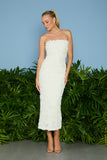 AGILITÀ - Vestido Yolanda Midi 3D OFF White