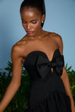 AGILITÀ - Vestido Curto Isis Laço Preto