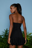 AGILITÀ - Vestido Curto Isis Laço Preto