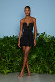 AGILITÀ - Vestido Curto Isis Laço Preto