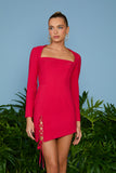 AGILITÀ - Vestido Curto Leticia Amarração Roma