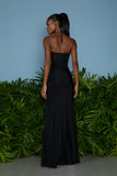 AGILITÀ - Vestido Longo Siena Placas Preto