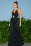 AGILITÀ - Vestido Longo Samara Fivela Losango Preto