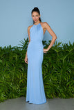 AGILITÀ - Vestido Longo Isadora Gola Franzida Frozen