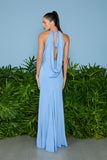 AGILITÀ - Vestido Longo Isadora Gola Franzida Frozen