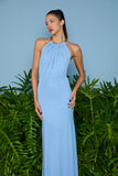 AGILITÀ - Vestido Longo Isadora Gola Franzida Frozen