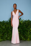 AGILITÀ - Vestido Longo Stephany Decote V Cerejeira