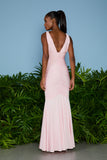 AGILITÀ - Vestido Longo Stephany Decote V Cerejeira