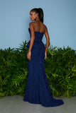 AGILITÀ - Vestido Longo Tomara Que Caia Navy