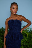 AGILITÀ - Vestido Longo Tomara Que Caia Navy