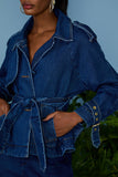 AGILITÀ - Jaqueta Jeans Pietra Jeans Azul