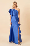 ANA VARGAS - Vestido Longo Vivian Azul Bic