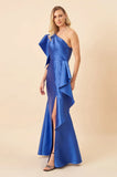 ANA VARGAS - Vestido Longo Vivian Azul Bic