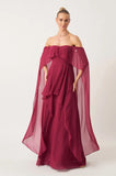 ANA VARGAS - Vestido Longo Mirah Vinho